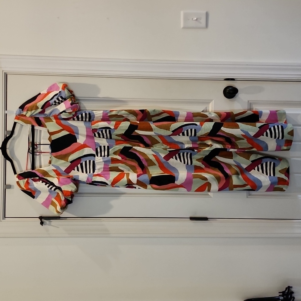 CROSBY by Mollie Burch  Medium Jumpsuit Multicolored bold pattern EUC